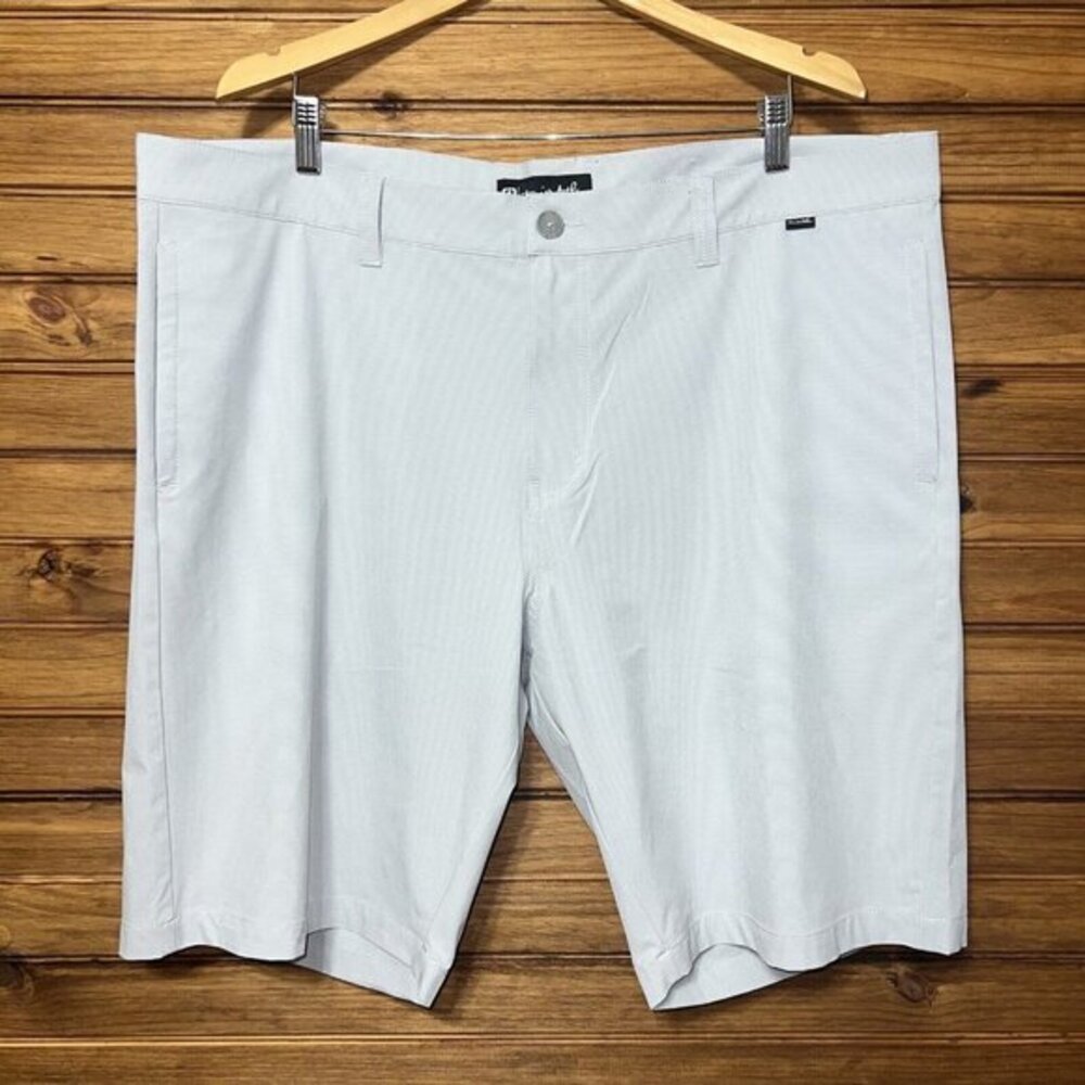 Travis Mathew Golf Shorts Mens Size 42 Light Gray Lightweight‎ Stretch Quick Dry